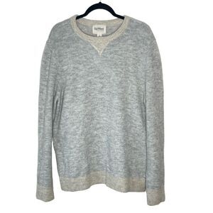 Upwest Men's Soft Gray Crewneck Sweater Medium